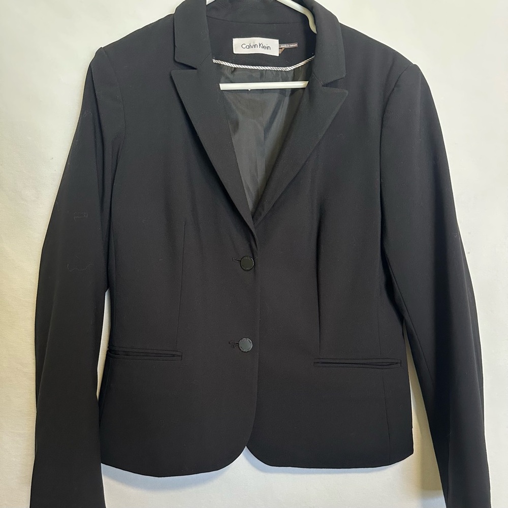 Calvin Klein Women’s Black Blazer - Size 12